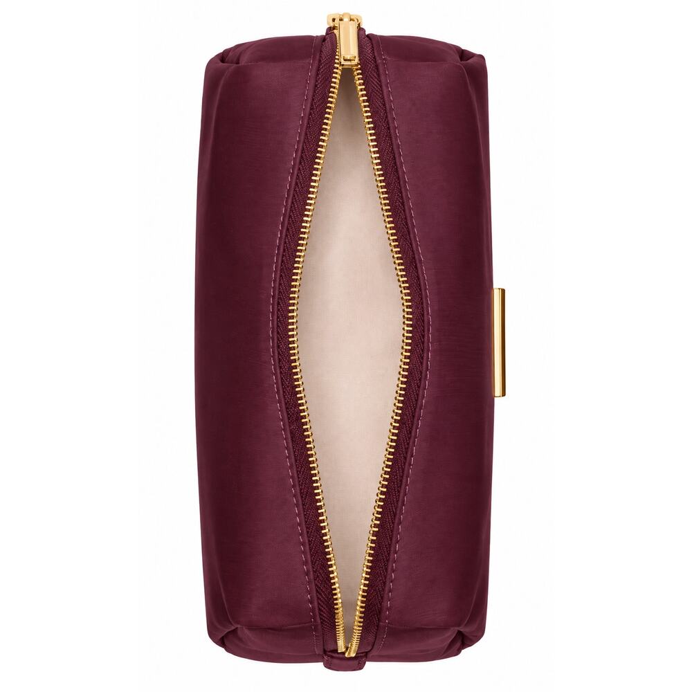 Kate Spade Carter Deep Cherry Nylon Cosmetic Pouch NWT | Luxe Beauty Bag NWT - Picture 3 of 5